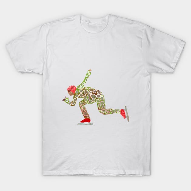 Speed skating T-Shirt by louweasely